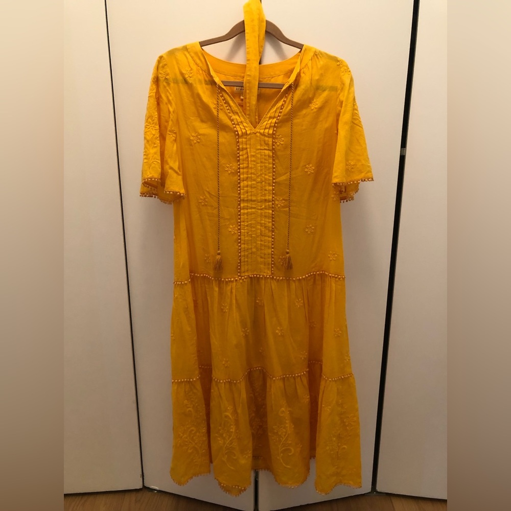 Kate Spade Broome Street Embroidered Sun Dress
